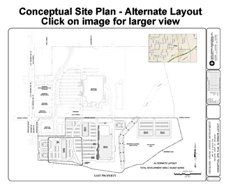 Conceptual Site Plan Alternate Layout
